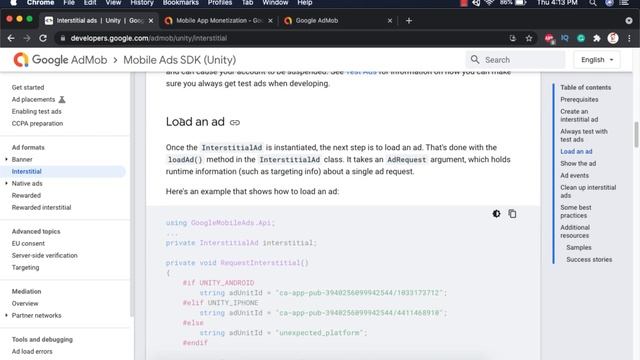 Game #1 - Tap Counter #32 - Interstitial Ads in Unity[Admob] | Unity3d Game Development Course