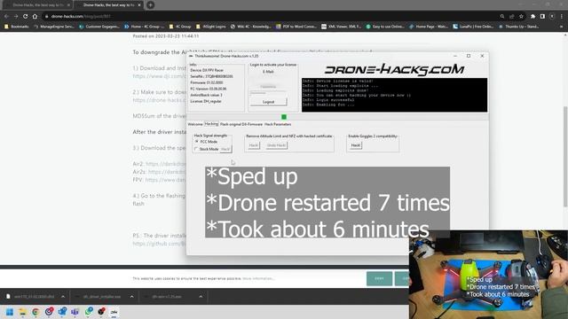 Drone-Hacks 1.35 | DJI FPV and Goggles 2 support!