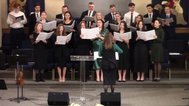 С небес Он пришёл | Хор | Slavic Baptist Church Light of the World | Knoxville TN смотреть онлайн