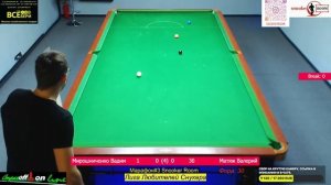 Мирошниченко Вадим vs Матяж Валерий. МАРАФОН #3. Екатеринбург. Snooker Room.