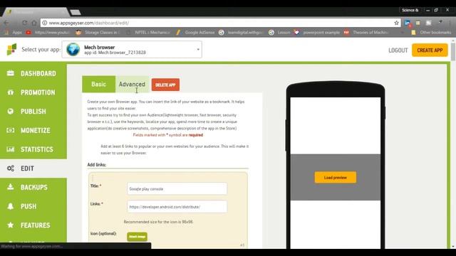 How to make Android Browser free(Appsgeyser Tutorial #1)