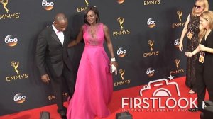 Viola Davis arriving at the 2016 EMMY Awards