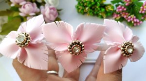 Простые, нежные, легкие цветы из фоамирана. Повязка. EVA Foam Paper Flowers