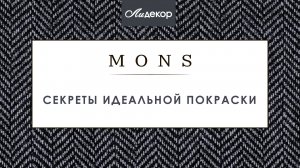 Краска Mons – Секреты идеальной покраски