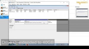 Extend and Shrink volume in Windows 7