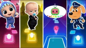 My little angel 🆚 baby boss 🆚 coco melon 🆚 sheriff Labrador ♦ Who is best?