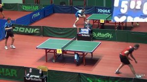 Евгений Петрухин-Валерий Зоненко. Чемпионат Москвы 2014 Настольный теннис.