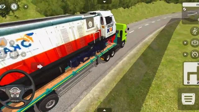 Tata Truck Delivered Train Engine | Bus Simulator Indonesia Gameplay