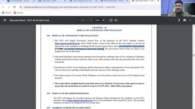 CUET PG 2024 Answer Key | CUET PG 2024 Answer Key Challenge Window | CUET PG Economics Coaching