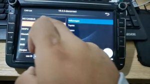 How to choose car canbus protocol on  xy auto 9211 9212 android car headunit player
