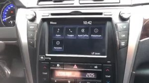 Оригинальный , Заводской CarPlay и Android Auto в Toyota Camry 55 EU 2014- 2018 г.в.