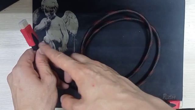 Обзор плетеного бюджетного кабеля hdmi v1.4 смотреть онлайн