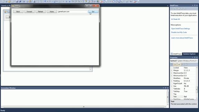 C# Tutorial #1 Simple Web Browser
