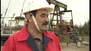 2002.08.01  Мегион  Праздничная открытка Г.Ш Байблатов Бурильщик КРС