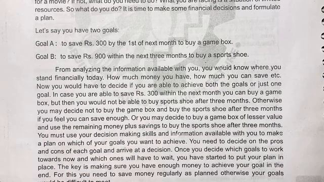CH 4 What is Financial Planning? Part : 2 of class 9th (FMM)
