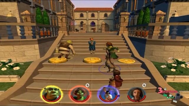 Shrek 2 HD MultiPlayer Part 3 Far Far Away SHREK it's Hero Time смотреть онлайн