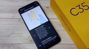 Realme C35 : How to Enable / Disable 3 Button Navigation | Show Navigation Bar