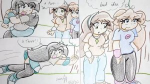 Blitz and Dylan Get Stuck in Hole Comic