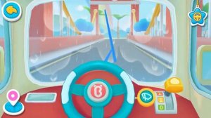 Little Panda School Bus let's drive Android gameplay