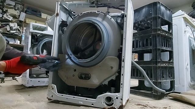 Vestel. Замена подшипника. Обзор стиральной машинки смотреть онлайн