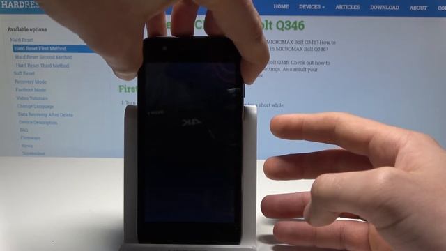 How to Wipe Cache in MICROMAX Bolt Q346 - Reset Cache Partition