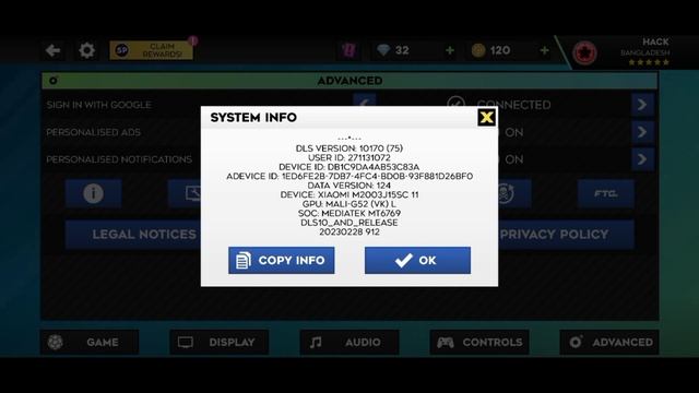 DLS23 | Important Advanced Settings In dls 23| Advance Settings Tutorial Dream League Soccer 2023