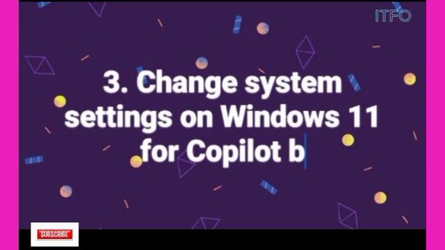 How to Change System settings in Windows 11 by Copilot? | ITFO