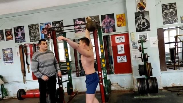 Проверка силы тростью И.М.Поддубного.Халаджи.Д