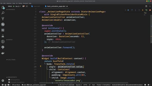 Flutter Animation Tutorial - Understand the Basics & Animate with Ease