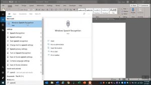 Windows 10 Speech Recognition