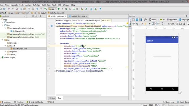 Android studio learn in Kannada|| Lesson 2