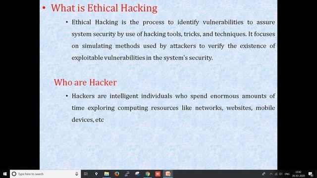 Ethical hacking introduction part 1 | Ethical Hacking Tutorials