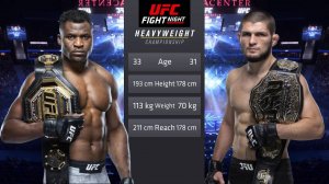 Фрэнсис Нганну против Хабиба Нурмагомедова Полный бой - UFC 4