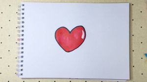 Как нарисовать сердечко)