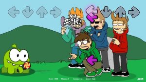 Friday Night Funkin' - Om Nom Vs. Tord, Tom, Edd and Matt Eddsworld (FNF Mod)