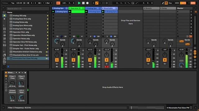 Melodic Techno | Ableton Live | Workflow & Live Act | 270722