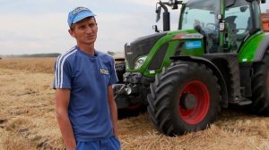 Интервью  c механизатором о тракторах Fendt, Краснодарский край