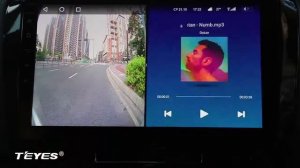 Потокое изображение на камере заднего вида Teyes CC2 Plus
