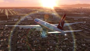 Aerofly FS Global Los Angeles B777 Landing | The Best Mobile Flight Simulator