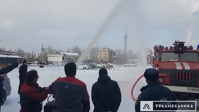 Робот пожарный ПР-ЛСД-С20У-ИК-ТВ-Ех во взрывозащищенном исполнении