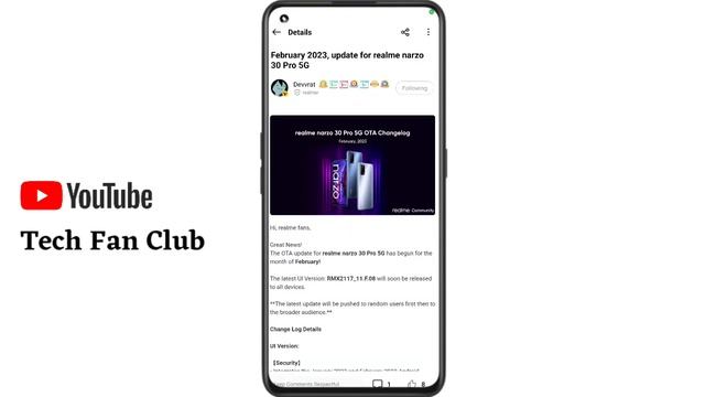 Realme UI 4.0 Android 13 Stable update February 2023/Realme New update official Release full detail