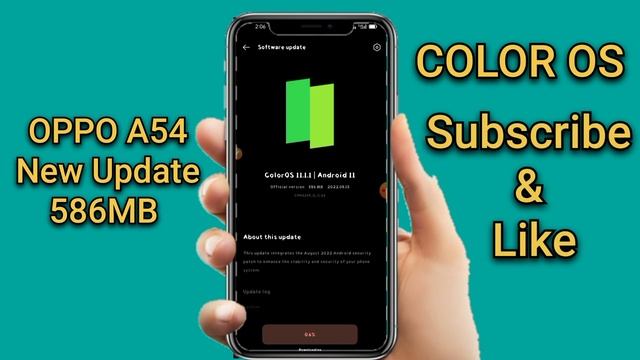 Oppo a54 new software update | latest update | features |  Color os 11.1 / 12 | Technical BSL
