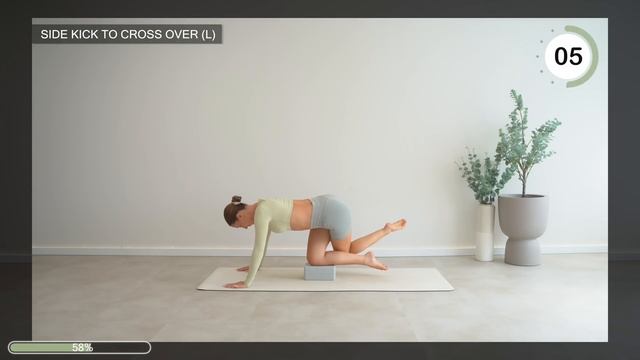 20 Min Full Body Pilates + Yoga Block   Strengthen and Tighten your Body, No Repeat