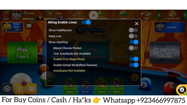 ✌ Aim King-Android Autoplay Cheto Hack for 8Ball Pool . How to use & Active