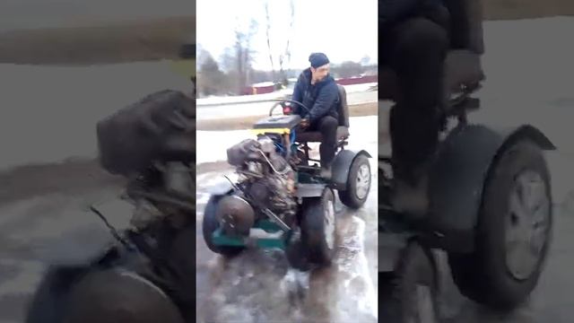 Самодельный трактор смотреть онлайн