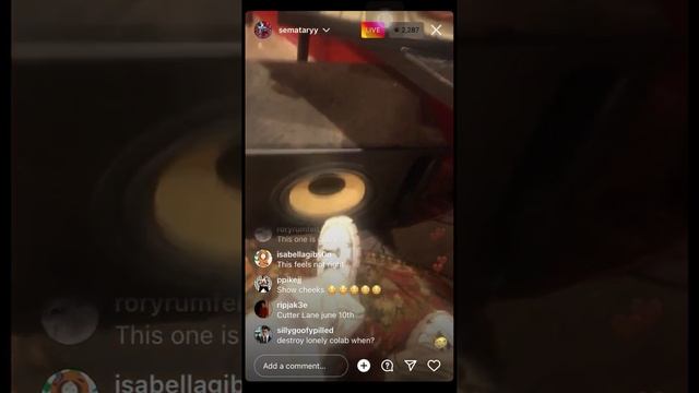 Sematary Instagram Live 2022/10/5 Full Stream 60fps