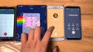 Inoi A150 vs Galaxy Samsung Fold Incoming Call Hold Samsung A7 (2017) vs S8 Samsung