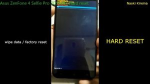 Asus ZenFone 4 Selfie Pro ZD552KL Hard reset