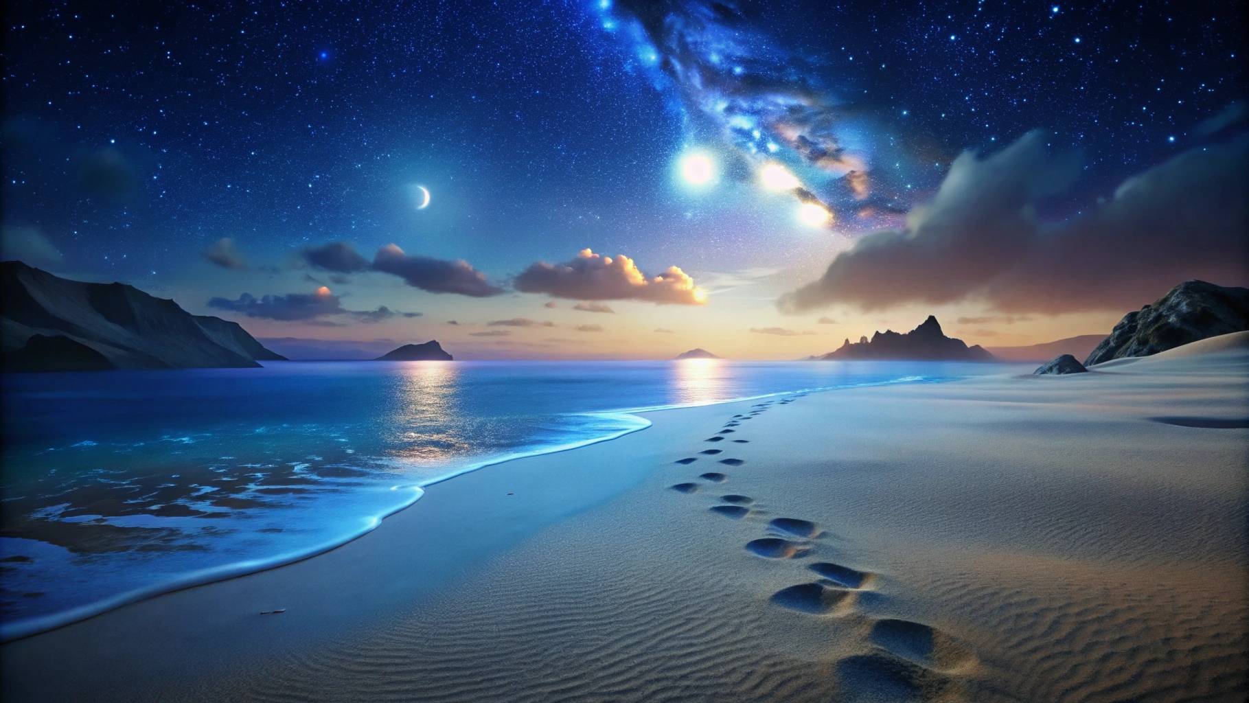 Следы на песке