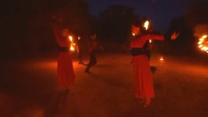Фаер шоу в Мариуполе в коллаборации со школой танцев🔥
